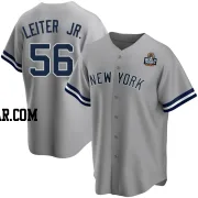 Mark Leiter Jr. Youth New York Yankees Gray Replica Road Name 2024 World Series Jersey