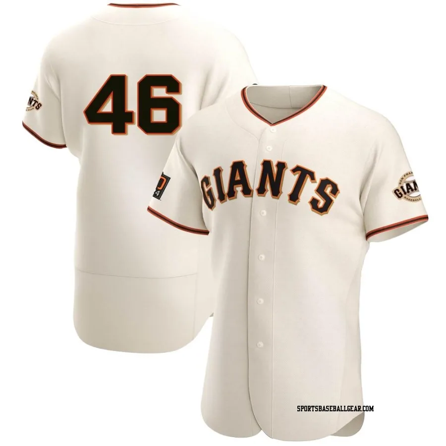 Mark Mathias Men's San Francisco Giants Cream Authentic Home Jersey