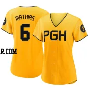 Mark Mathias Women's Pittsburgh Pirates Gold Authentic 2023 City Connect Jersey