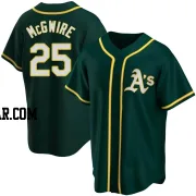 Mark McGwire Men's Oakland Athletics Green Replica Alternate Jersey