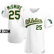 Mark McGwire Men's Oakland Athletics White Authentic Home Jersey