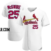 Mark McGwire Men's St. Louis Cardinals White Authentic Home Jersey