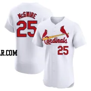 Mark McGwire Men's St. Louis Cardinals White Elite Home Jersey