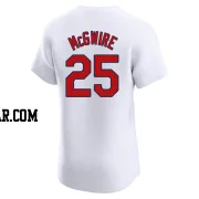 Mark McGwire Men's St. Louis Cardinals White Elite Home Jersey