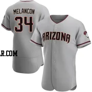 Mark Melancon Men's Arizona Diamondbacks Gray Authentic Road Jersey