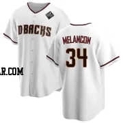 Mark Melancon Men's Arizona Diamondbacks White Replica Home 2023 World Series Jersey