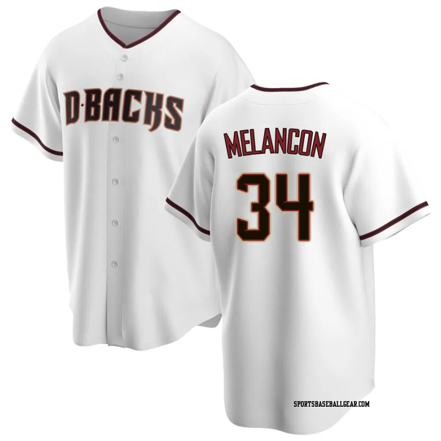 Mark Melancon Men's Arizona Diamondbacks White Replica Home Jersey