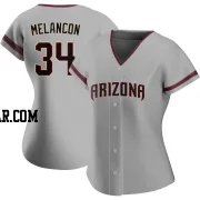 Mark Melancon Women's Arizona Diamondbacks Gray Authentic Road Jersey