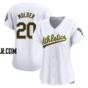 Mark Mulder Women's Oakland Athletics White Limited Home Jersey