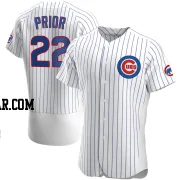 Mark Prior Men's Chicago Cubs White Authentic Home Jersey