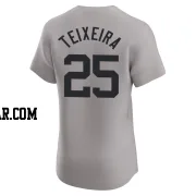 Mark Teixeira Men's New York Yankees Gray Elite Road Jersey