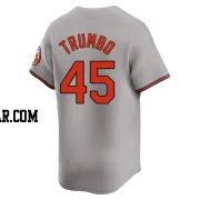 Mark Trumbo Men's Baltimore Orioles Gray Limited Road Jersey