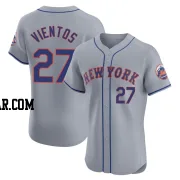 Mark Vientos Men's New York Mets Gray Elite Road Jersey