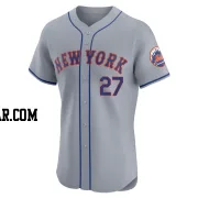 Mark Vientos Men's New York Mets Gray Elite Road Jersey