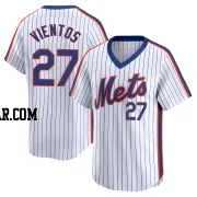 Mark Vientos Men's New York Mets White Limited Cooperstown Collection Jersey