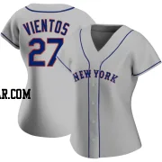 Mark Vientos Women's New York Mets Gray Authentic Road Jersey