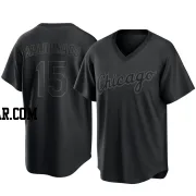 Martin Maldonado Men's Chicago White Sox Black Replica Pitch Fashion Jersey