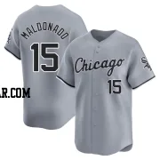 Martin Maldonado Men's Chicago White Sox Gray Limited Road Jersey