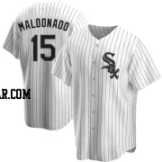 Martin Maldonado Men's Chicago White Sox White Replica Home Jersey