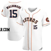 Martin Maldonado Men's Houston Astros White Authentic Home Jersey