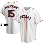 Martin Maldonado Men's Houston Astros White Replica Home Jersey