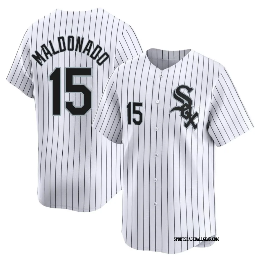 Martin Maldonado Youth Chicago White Sox White Limited Home Jersey