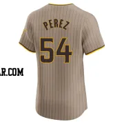 Martin Perez Men's San Diego Padres Brown Elite Alternate Jersey