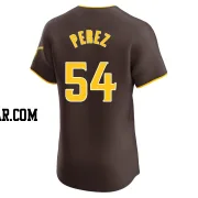 Martin Perez Men's San Diego Padres Brown Elite Road Vapor Premier Jersey