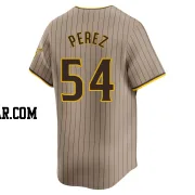 Martin Perez Men's San Diego Padres Limited Tan Alternate Jersey