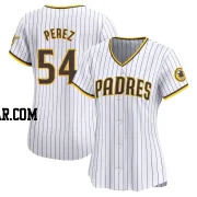 Martin Perez Women's San Diego Padres White Limited Home Jersey