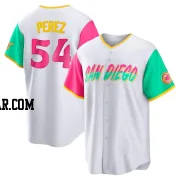 Martin Perez Youth San Diego Padres White Replica 2022 City Connect Jersey