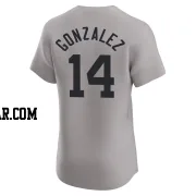 Marwin Gonzalez Men's New York Yankees Gray Elite Road Jersey