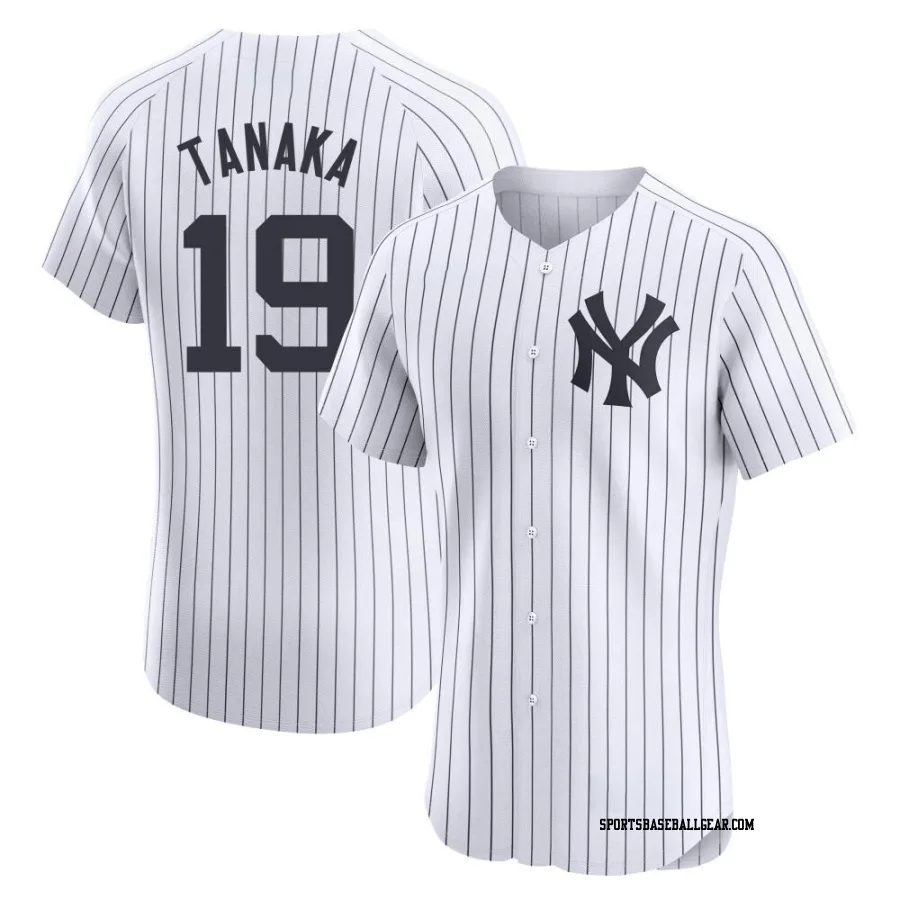 Masahiro Tanaka Men's New York Yankees White Elite Home Jersey