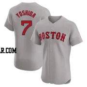 Masataka Yoshida Men's Boston Red Sox Gray Elite Road Jersey