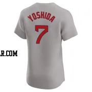 Masataka Yoshida Men's Boston Red Sox Gray Elite Road Jersey