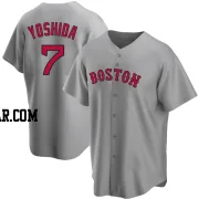 Masataka Yoshida Men's Boston Red Sox Gray Replica Road Jersey