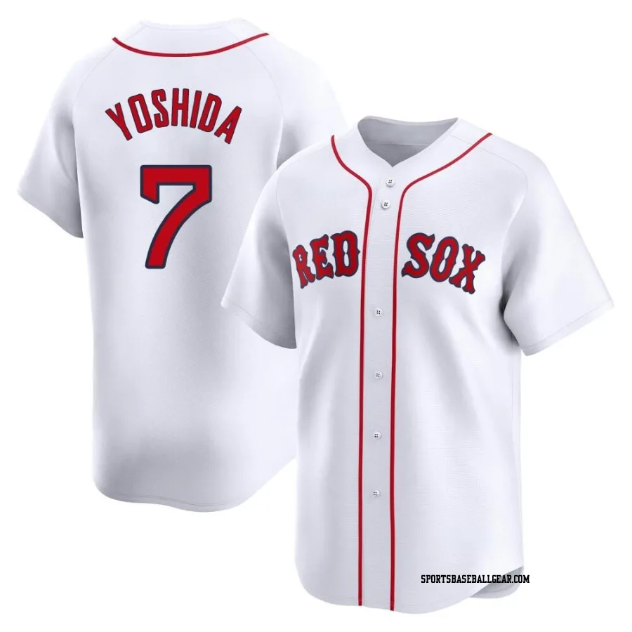 Masataka Yoshida Men's Boston Red Sox White Limited Home Jersey