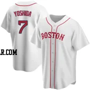 Masataka Yoshida Men's Boston Red Sox White Replica Alternate Jersey