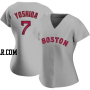 Masataka Yoshida Women's Boston Red Sox Gray Authentic Road Jersey