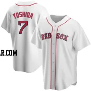 Masataka Yoshida Youth Boston Red Sox White Replica Home Jersey