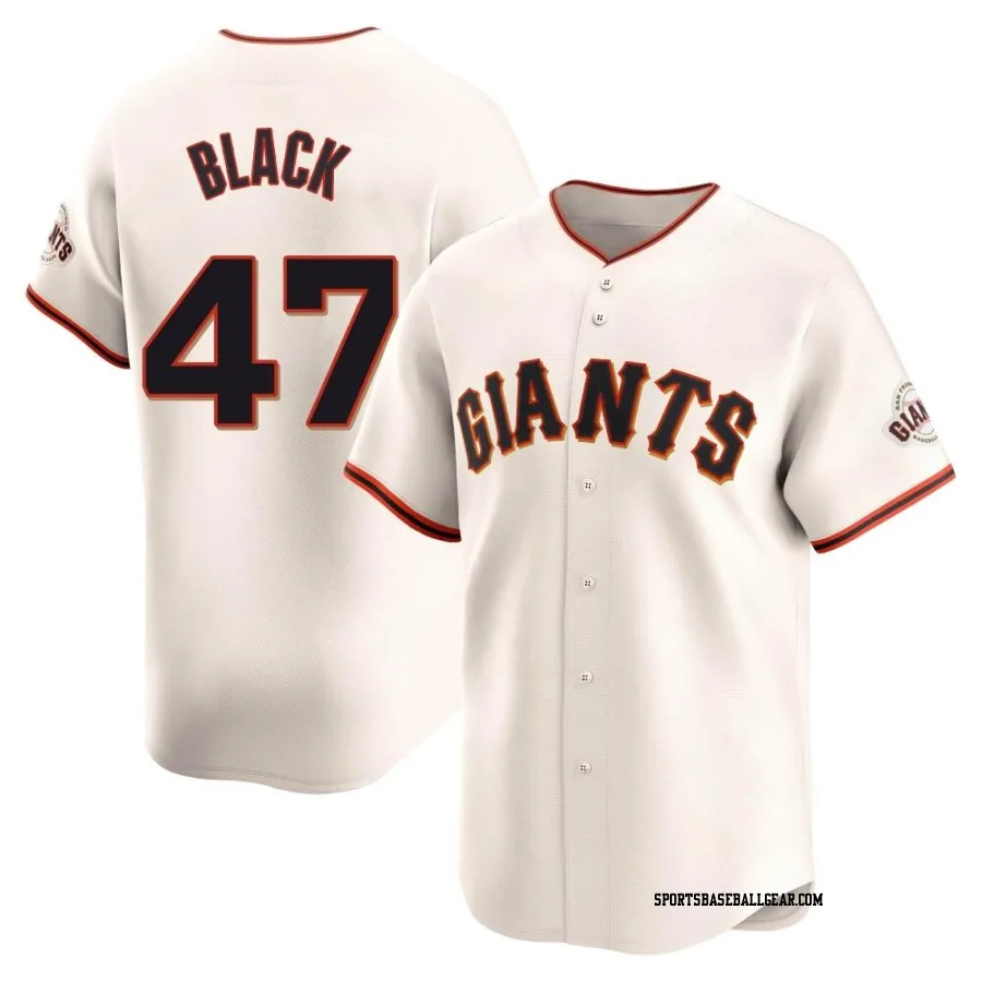 Mason Black Men's San Francisco Giants Cream Limited Home Jersey