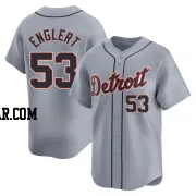 Mason Englert Men's Detroit Tigers Gray Limited Road Jersey