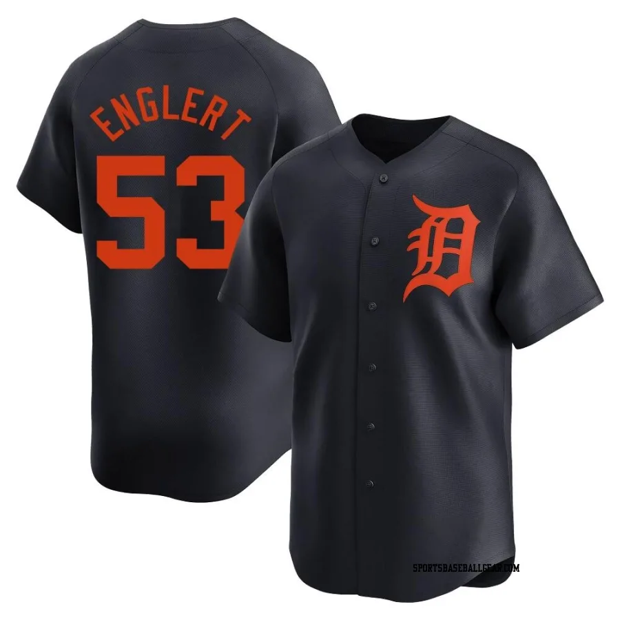 Mason Englert Men's Detroit Tigers Navy Limited Alternate Jersey