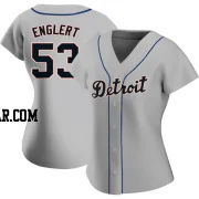 Mason Englert Women's Detroit Tigers Gray Authentic Road Jersey