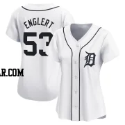 Mason Englert Women's Detroit Tigers White Limited Home Jersey