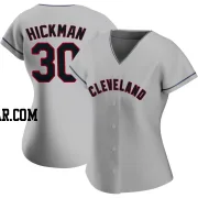 Mason Hickman Women's Cleveland Guardians Gray Replica Road Jersey