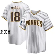 Mason McCoy Men's San Diego Padres White Replica 2024 World Tour Seoul Series Home Jersey