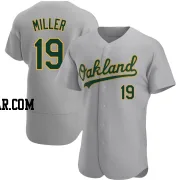 Mason Miller Men's Oakland Athletics Gray Authentic Road Jersey