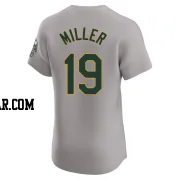 Mason Miller Men's Oakland Athletics Gray Elite Road Jersey