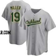 Mason Miller Men's Oakland Athletics Gray Replica Road Jersey